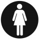 Sticker Toilette Femme