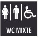 Sticker Toilettes Mixte
