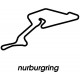Sticker circuit auto Nurburgring