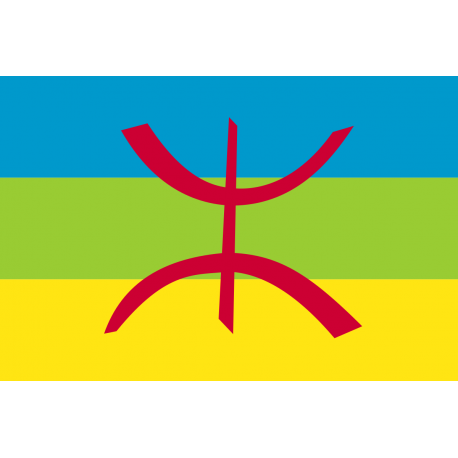 Sticker drapeau Berbère