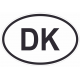 Sticker Code Pays Danemark