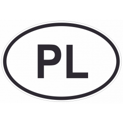 Sticker Code Pays Pologne