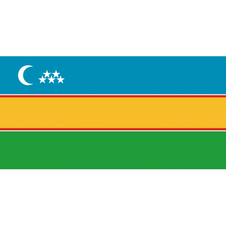 Sticker drapeau Karakalpakistan