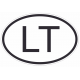 Sticker Code Pays Lituanie