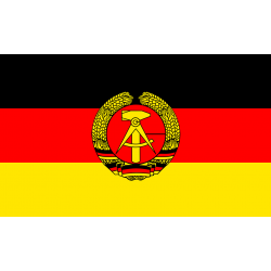 Sticker drapeau DDR Allemagne
