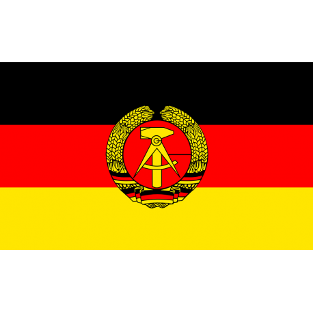 Sticker drapeau DDR Allemagne
