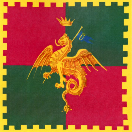 Sticker drapeau contrada del drago