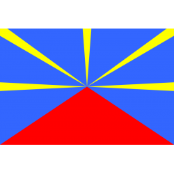Sticker drapeau Réunion