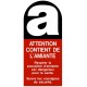 Sticker Amiante