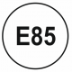 Sticker carburant E85 (à coller sur votre trappe super éthanol)