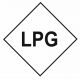 Sticker carburant LPG (carburant gazeux - gaz de pétrole liquéfié)