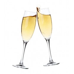 Sticker coupe de champagne trinquer