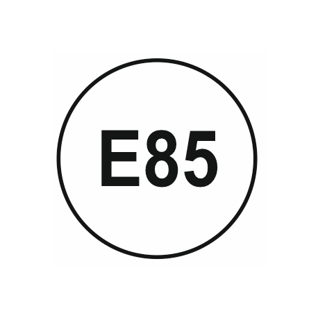 Sticker essence E85 (à coller sur votre trappe de super éthanol)