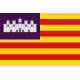 Sticker drapeau iles baléares