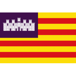 Sticker drapeau iles baléares