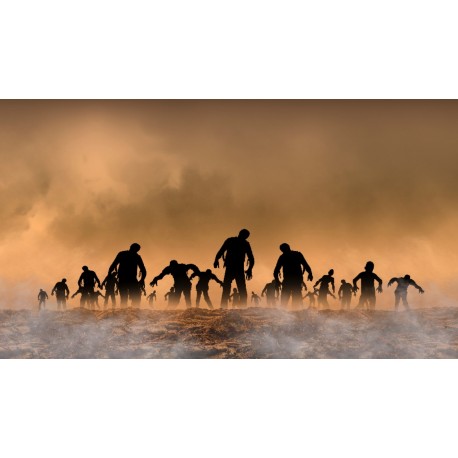 Sticker Zombie mort vivant ombre