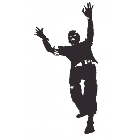 Sticker Zombie mort vivant peur