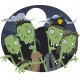 Sticker Zombie nuit nuage