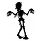 Sticker Zombie noir ombre