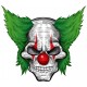 Sticker Jocker vert rouge clowns