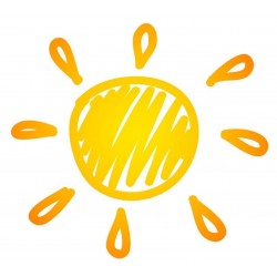 Sticker Soleil enfant