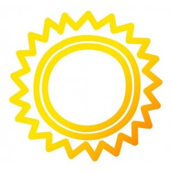 Sticker Soleil enfant graphique