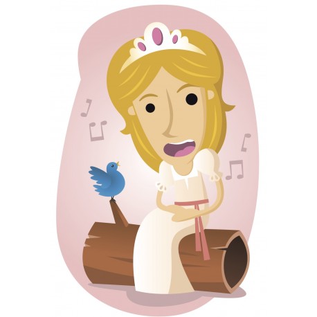 Sticker princesse