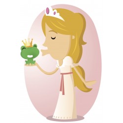 Sticker princesse