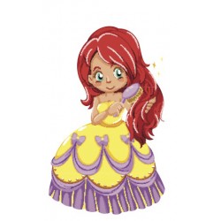 Sticker princesse