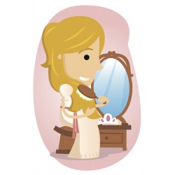 Sticker princesse