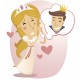 Sticker princesse