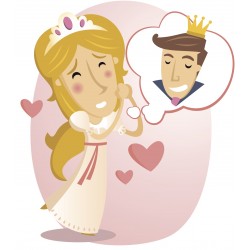 Sticker princesse