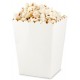 Sticker Pop corn cornet blanc