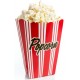 Sticker Pop corn pot rouge et noir