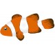 Sticker poisson clown mer