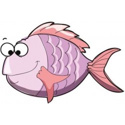 Sticker poisson rose