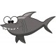 Sticker poisson requin