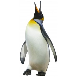 Sticker pingouin mange