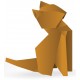 Autocollant origami chat