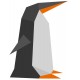 Sticker origami pingouin