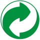 Sticker Recyclage pastille
