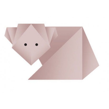 Sticker origami rongeur