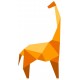 Sticker origami girafe