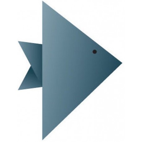 Sticker origami poisson