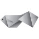 Sticker origami poisson gris