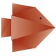 Autocollant origami poisson