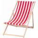 Autocollant plage chaise longue