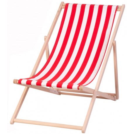 Autocollant plage chaise longue