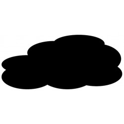 Sticker Nuage noir