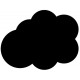 Sticker Nuage noir
